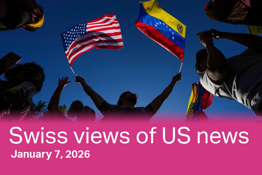 US and Venezuelan flags