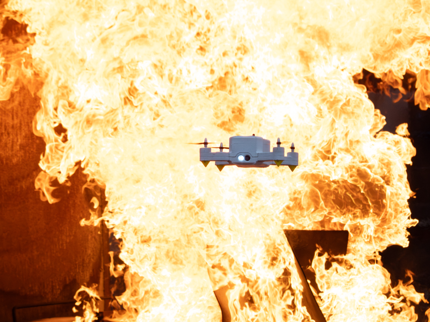 Heat-resistant Swiss drones to protect firefighters