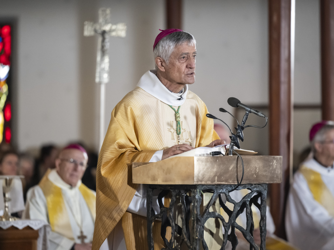 Message of hope at the Mass in Crans-Montana