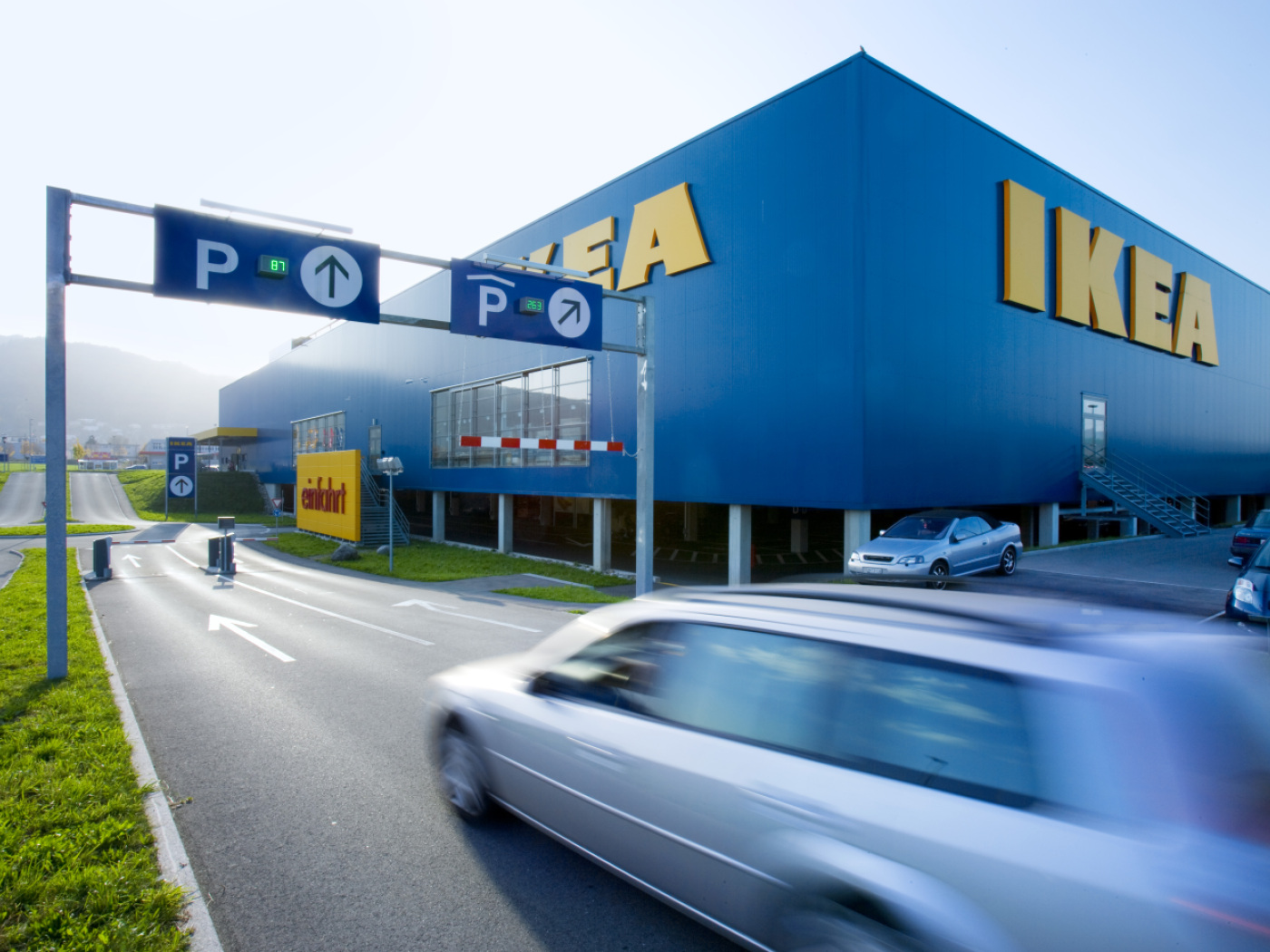 entrata posteggio supermercato ikea spreitenbach