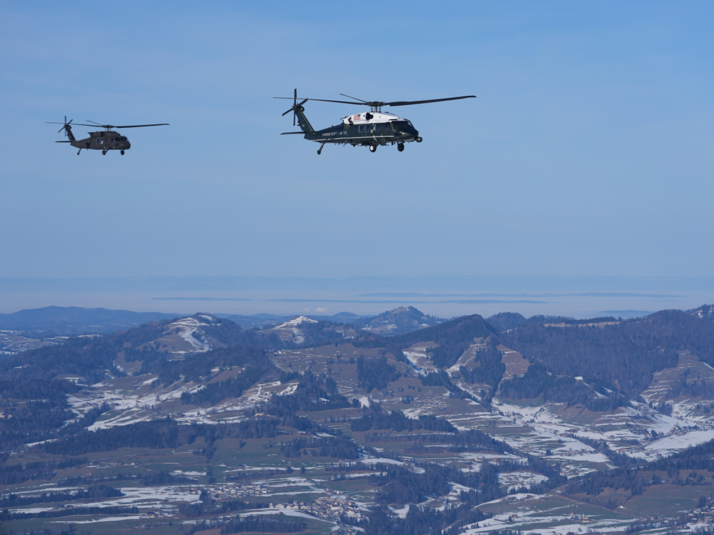 WEF: US President Trump landed at Zurich airport