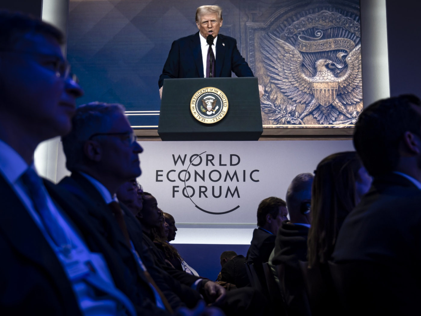 donald trump parla al wef