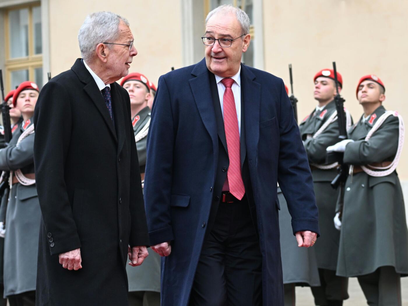 Swiss President makes first foreign visit to Vienna