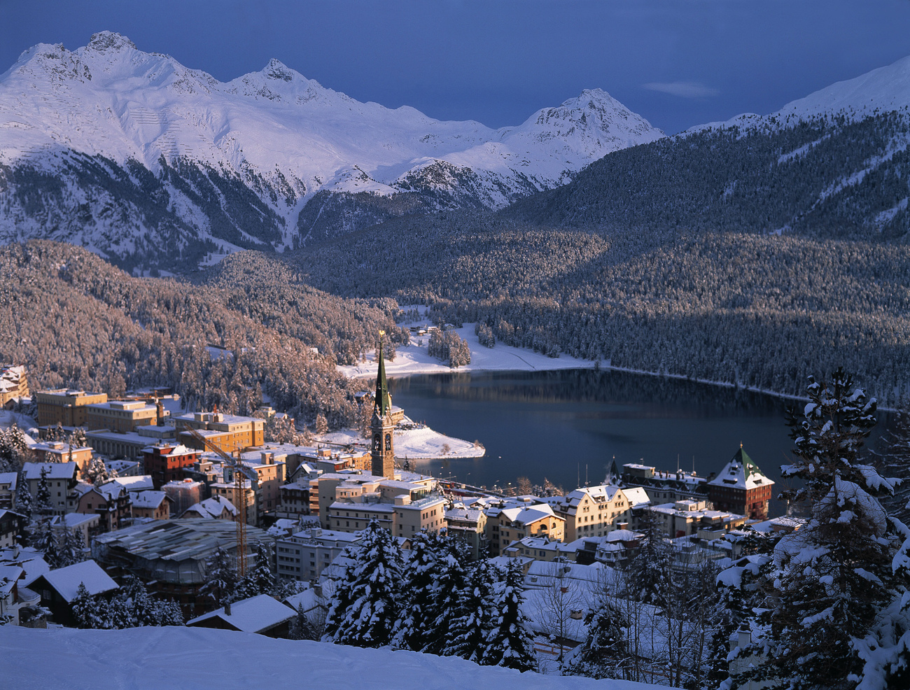 St.Moritz in inverno.