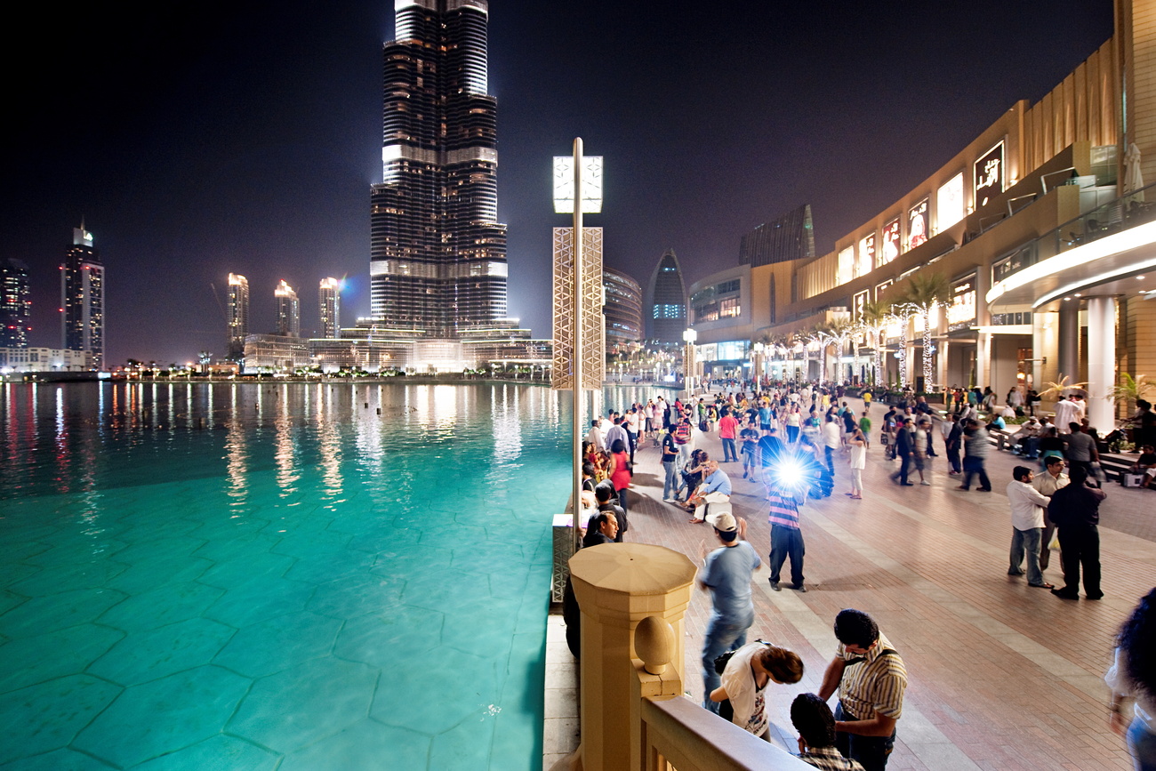 Viale turistico a Dubai