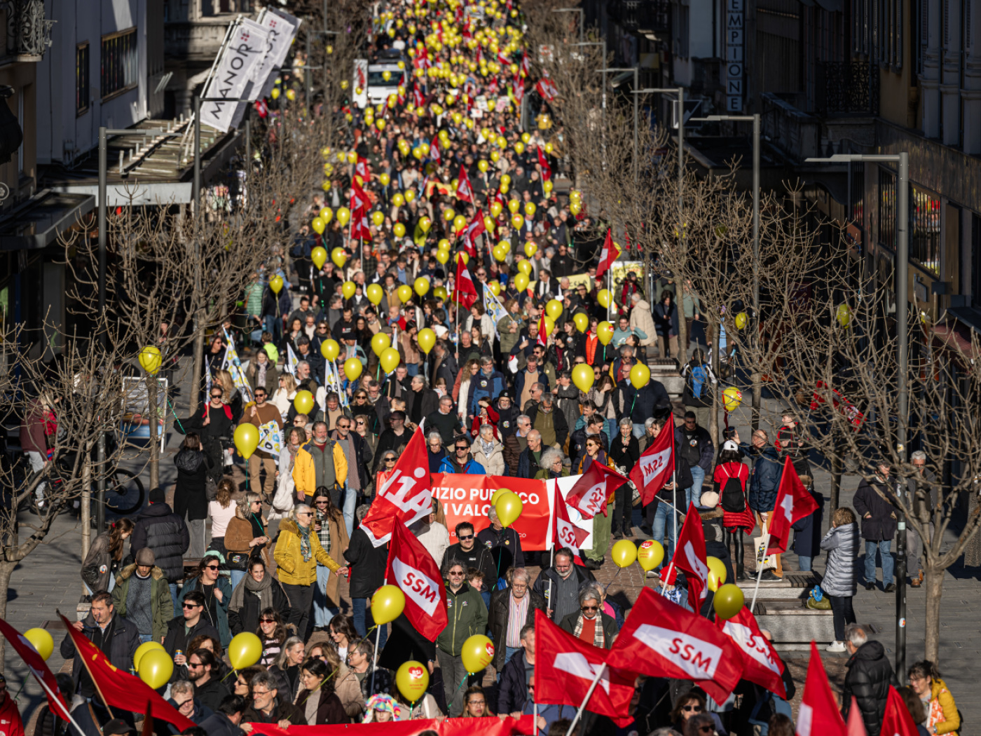 SRG: More than 2,000 people for the public service in Ticino