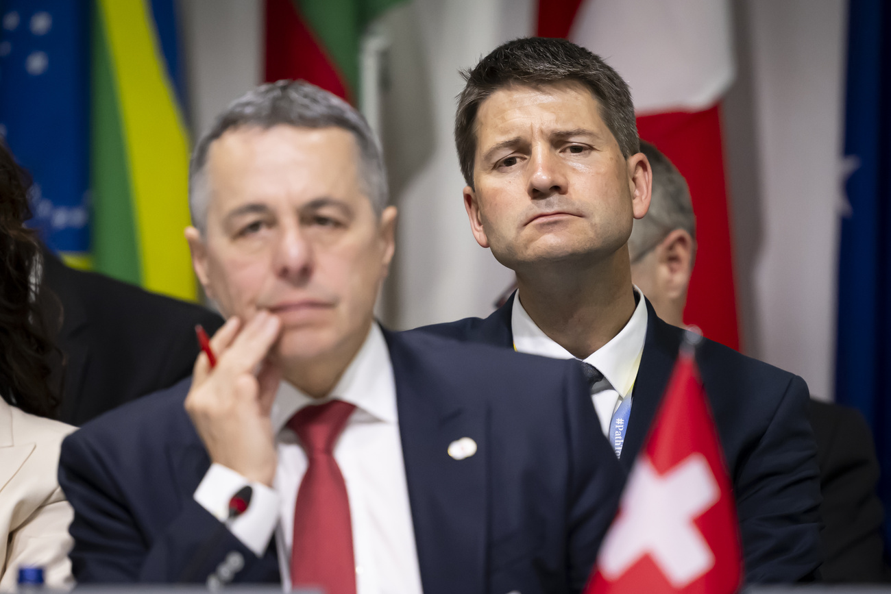 Strategisch geschickte Berufung: Der Schweizer Aussenminister Ignazio Cassis mit Gabriel Lüchinger,
