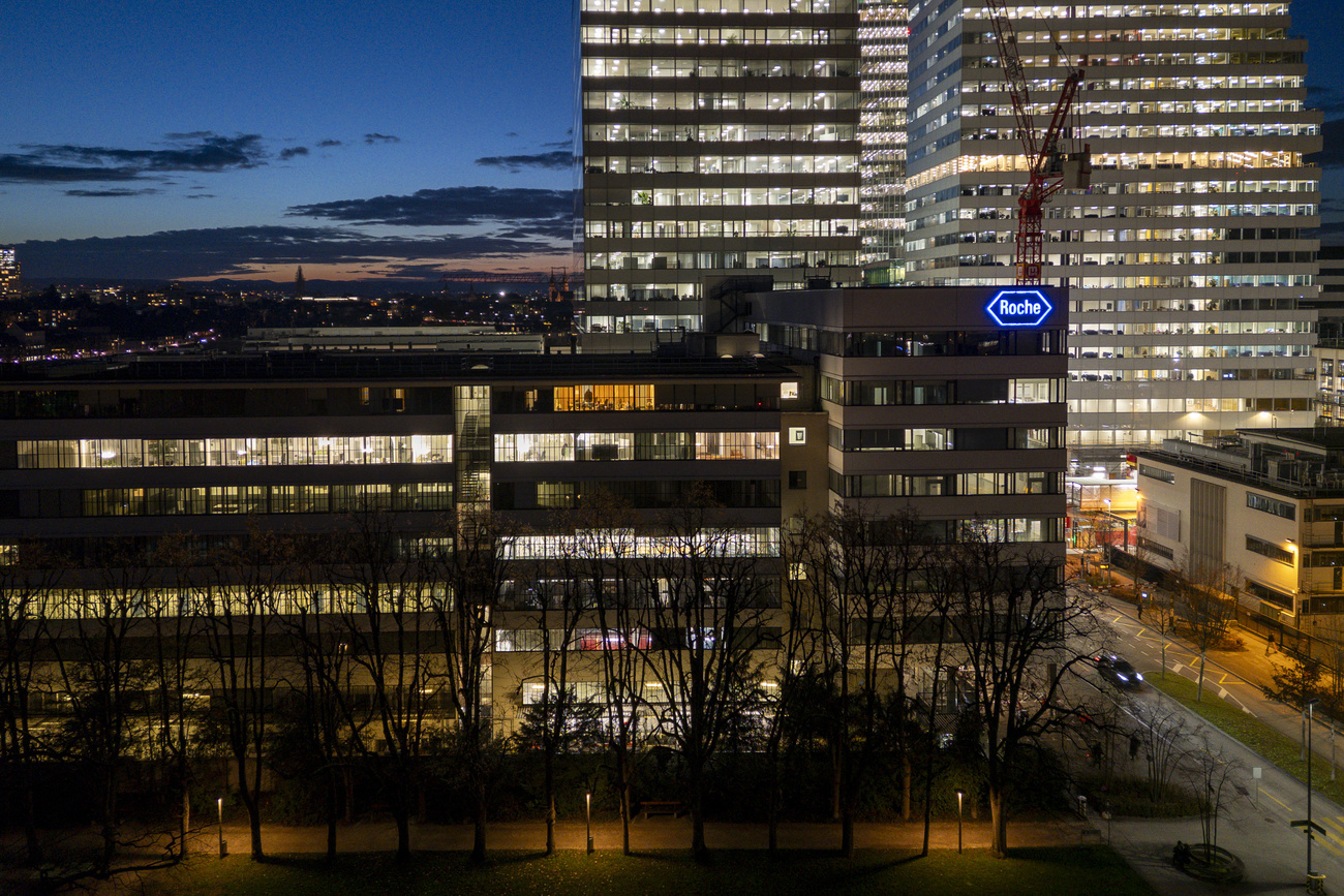 buildings at night