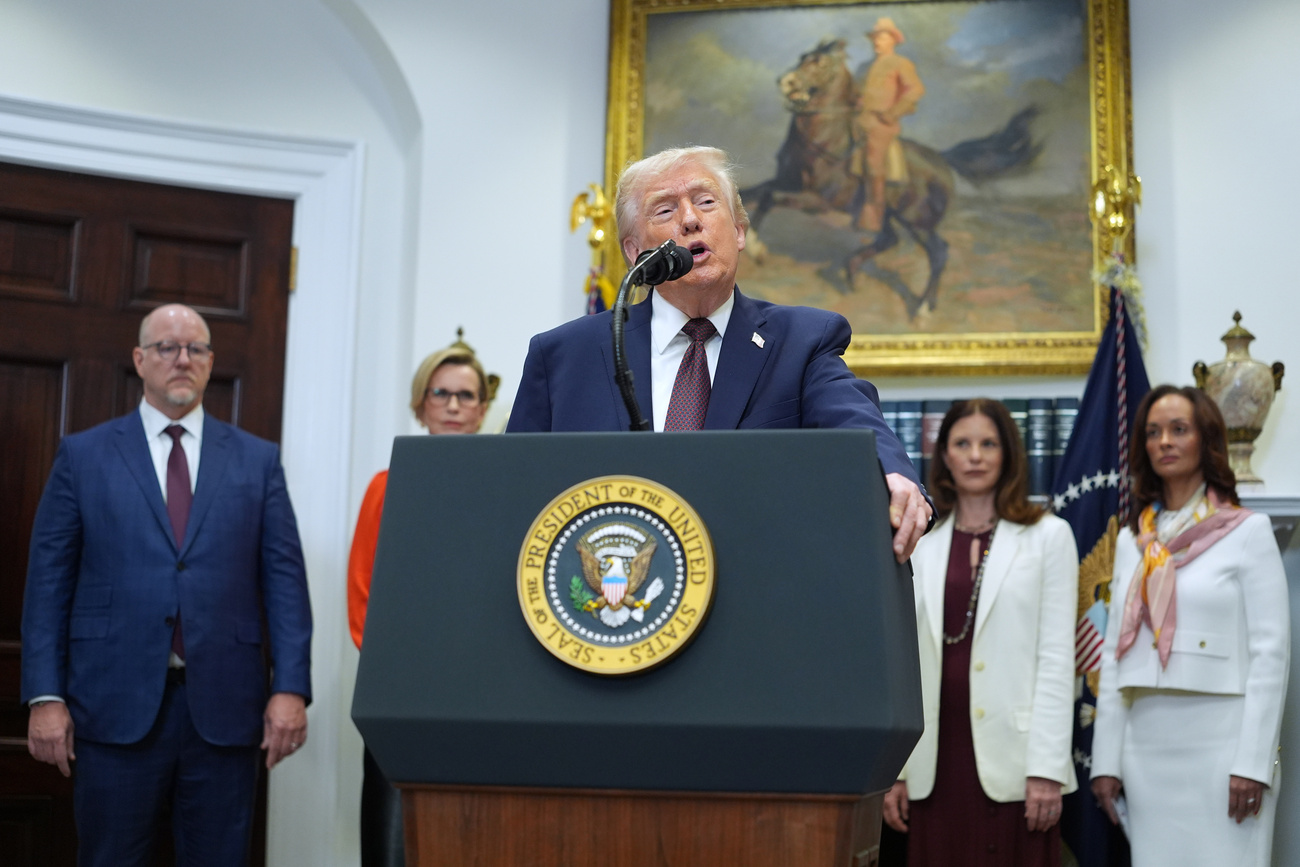 Trump in White House. Pharma leaders behind him.