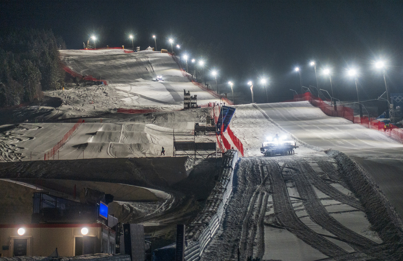 The Milano-Cortina organisers have planned for 2.4 million cubic metres of artificial snow to ensure white slopes during the Games.