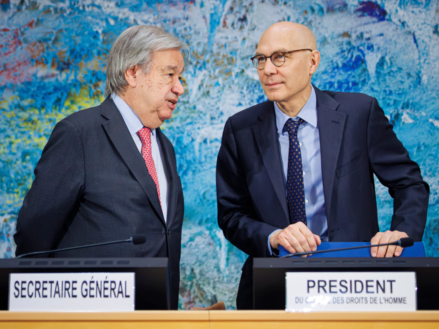 Guterres denounces the attitude of "those with the greatest power".