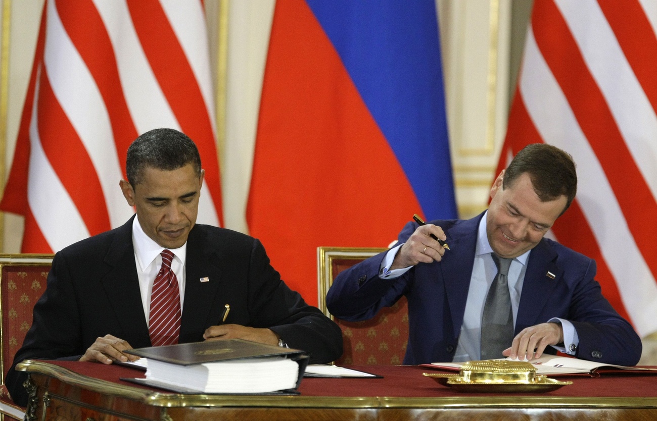 Obama and Medvedev