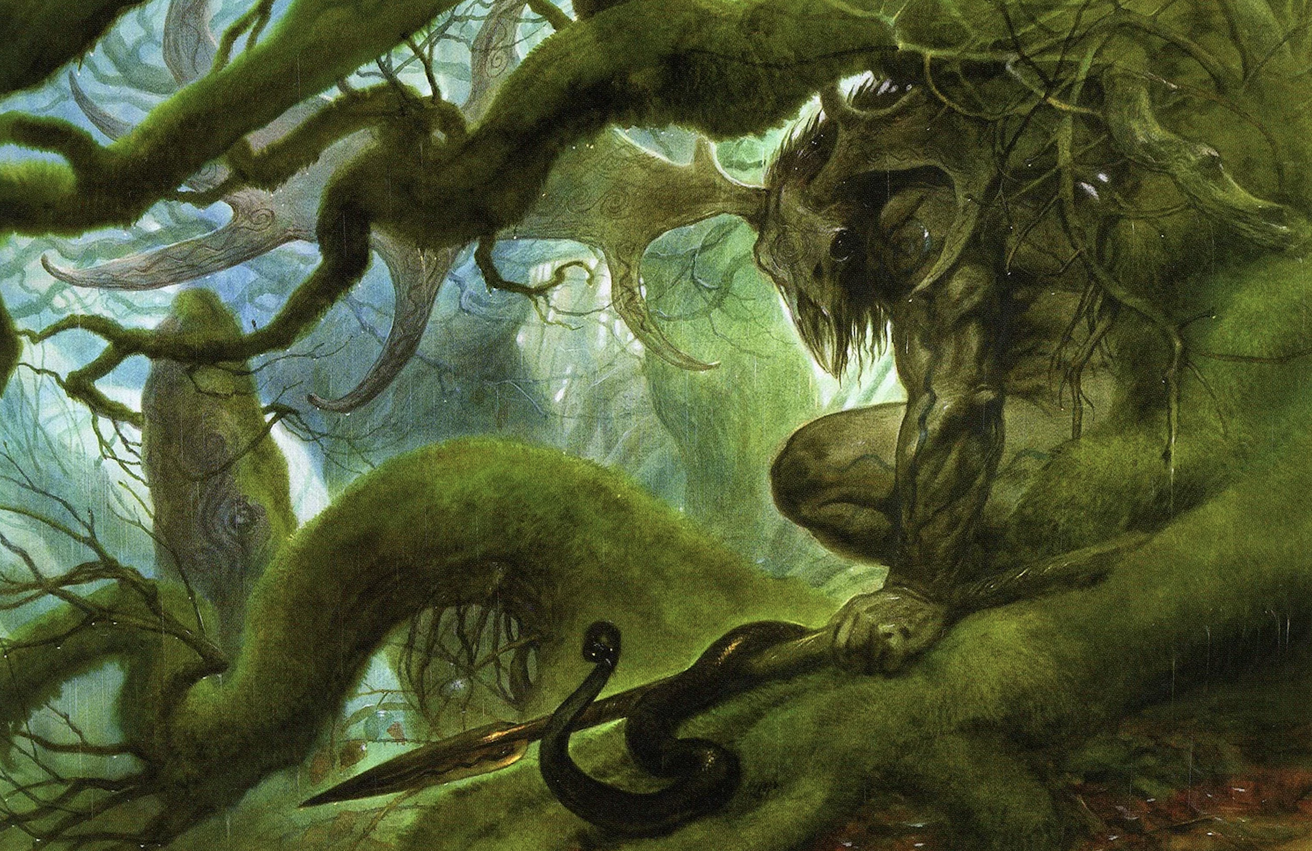 The Perilous Wood (2004): Die Bäume im «gefährlichen Wald» erinnern an die Zeichnung «Old Man Willow» (1989), die Eingang in den Hobbit-Film gefunden hat.