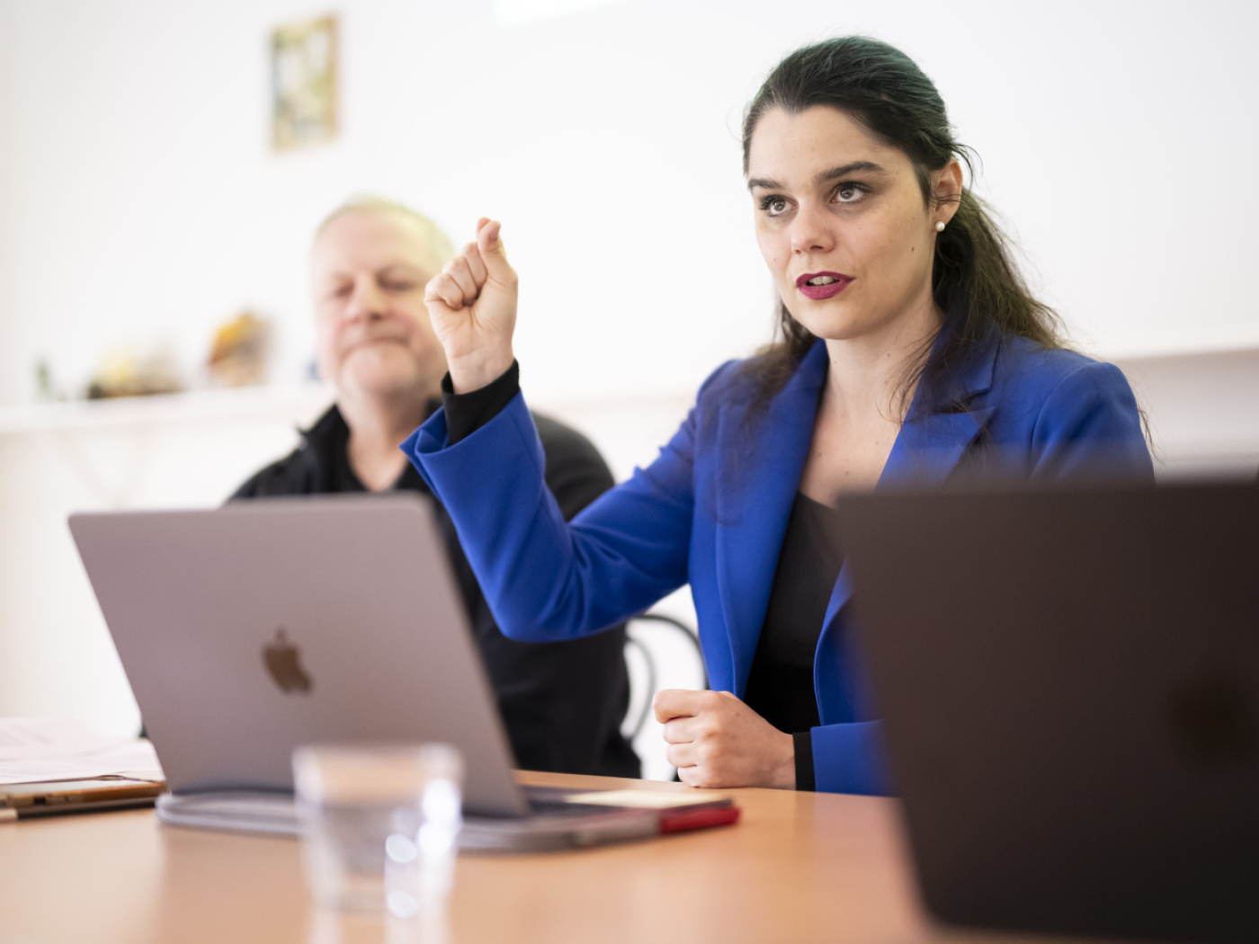 La presidente di Suisseculture Estelle Revaz, violoncellista e consigliera nazionale socialista ginevrina.