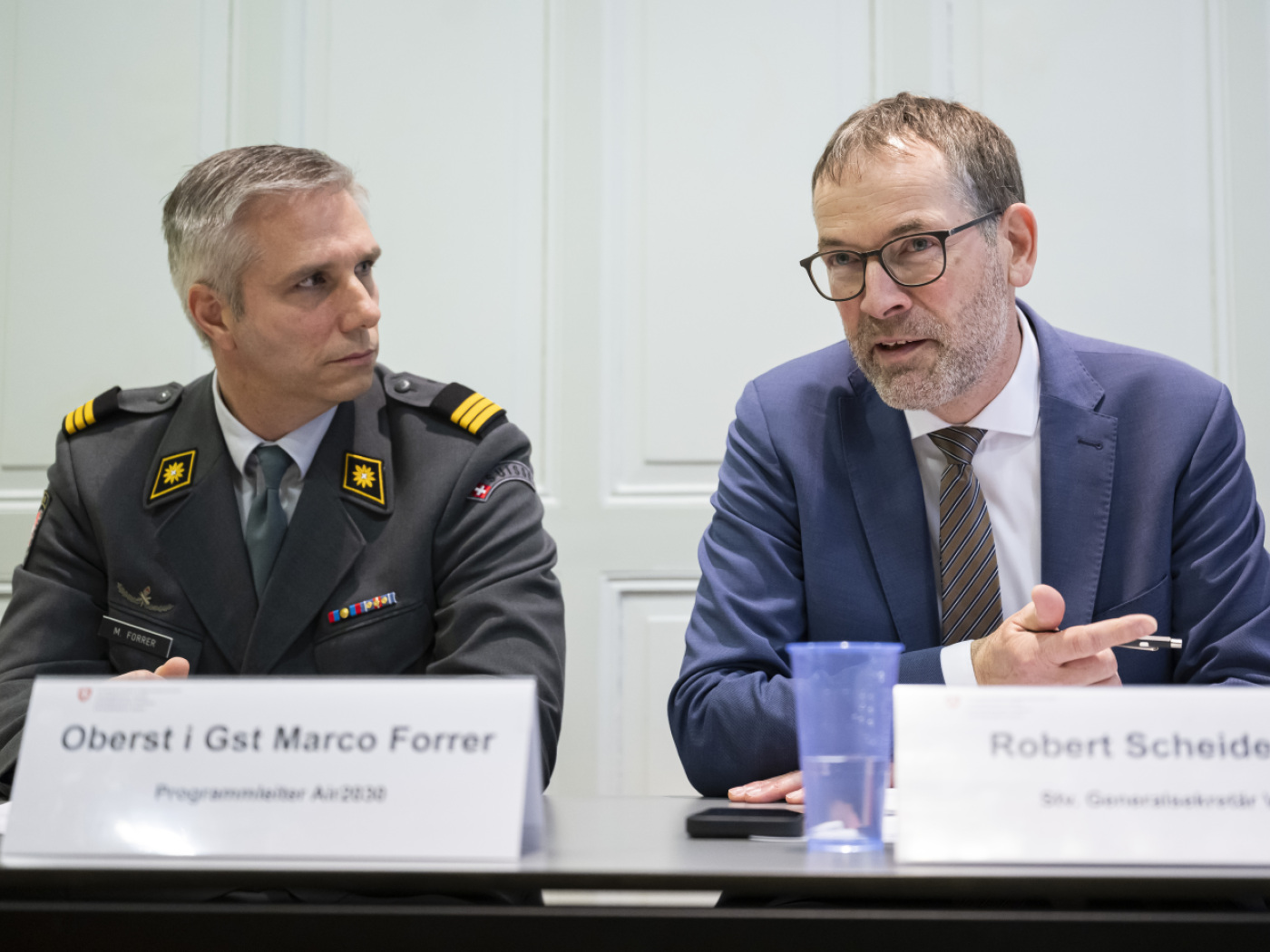 Marco ferrer e Robert Scheidegger