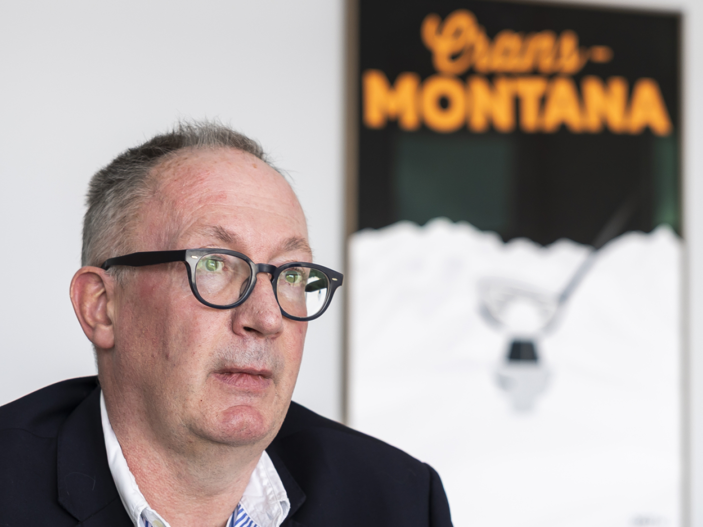 Il sindaco di Crans-Montana Nicolas Féraud.