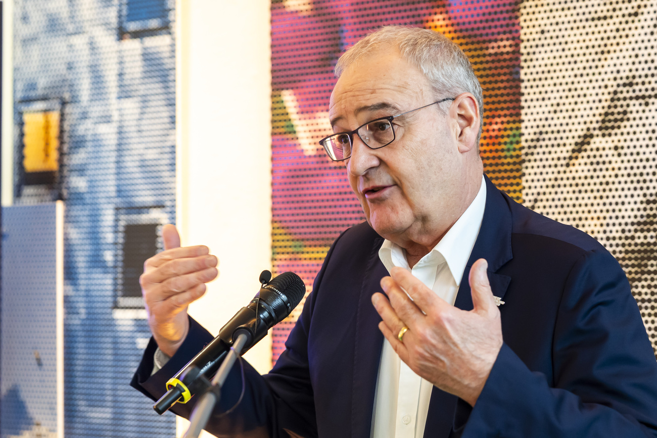 Parmelin met with Italian leaders at the Winter Olympics