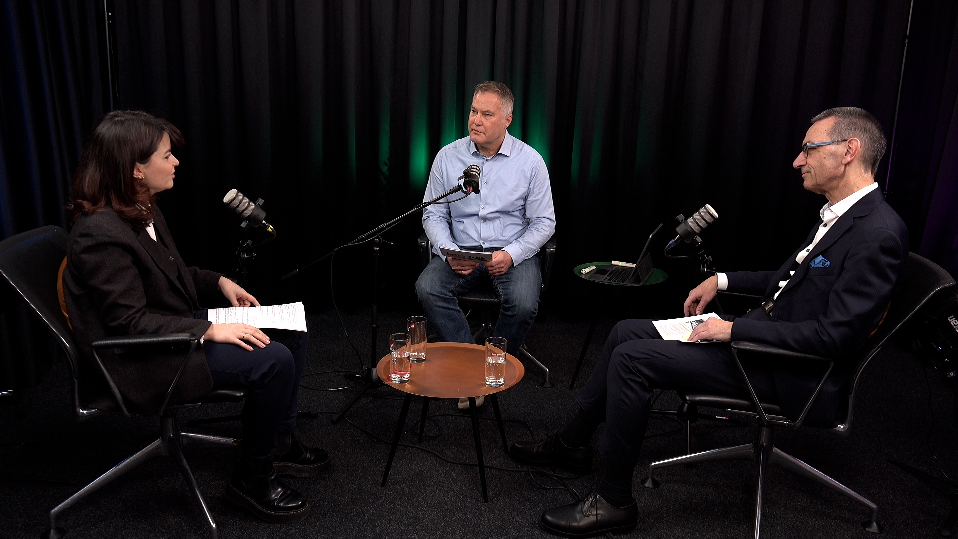 Studio Gespräch bei Swissinfo