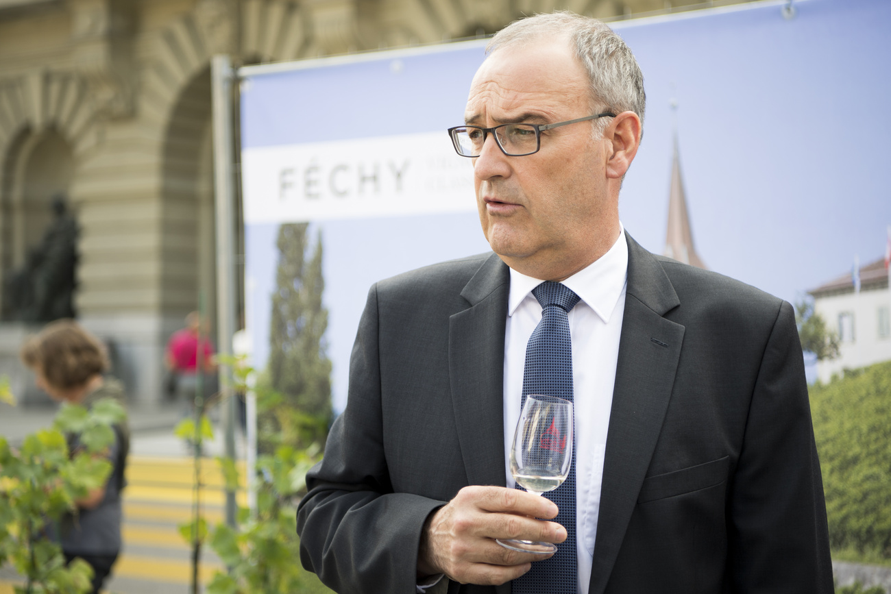 Parmelin ran a family winery before entering government in 2016.