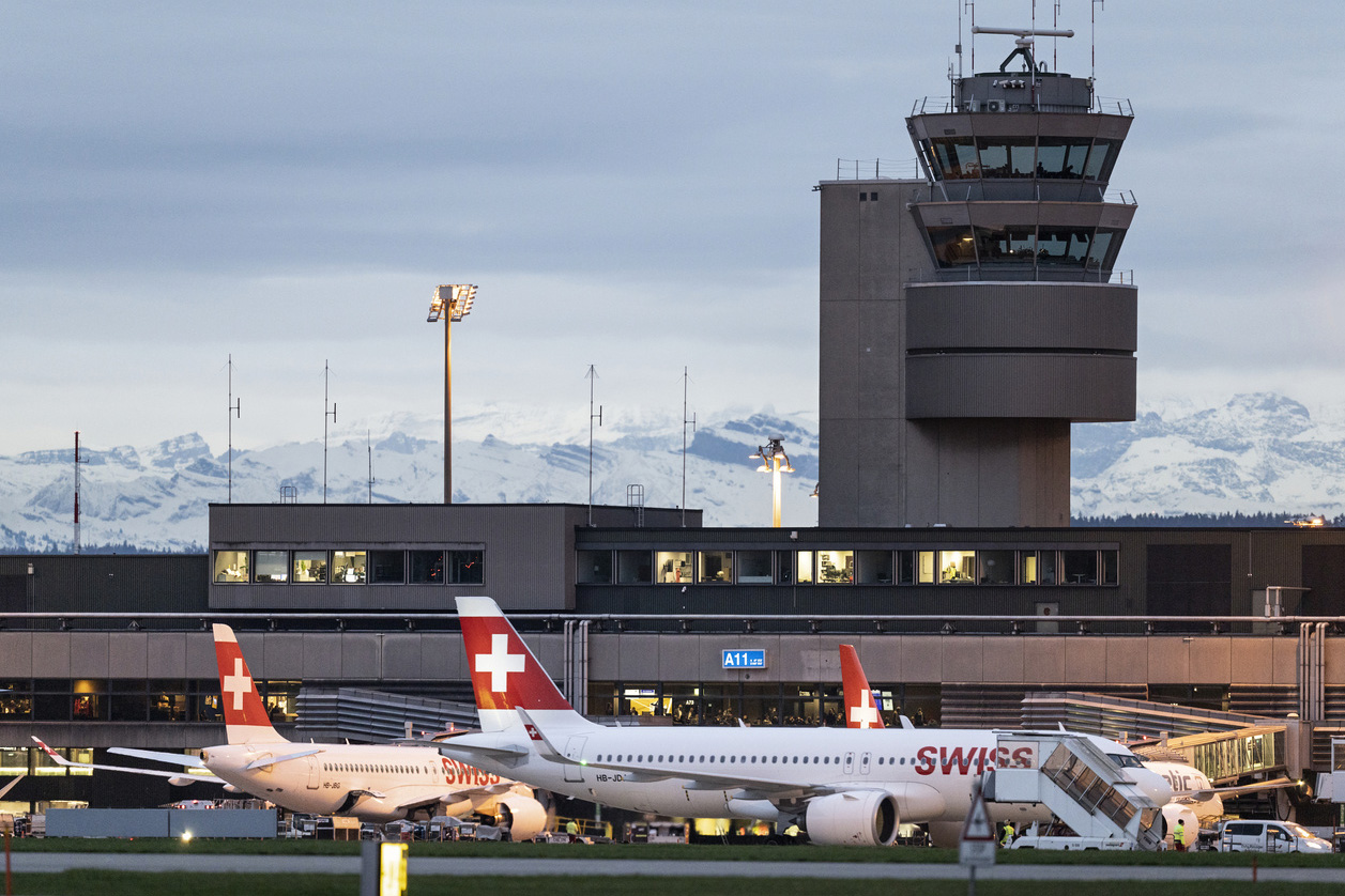 aircraft at Kloten Airport