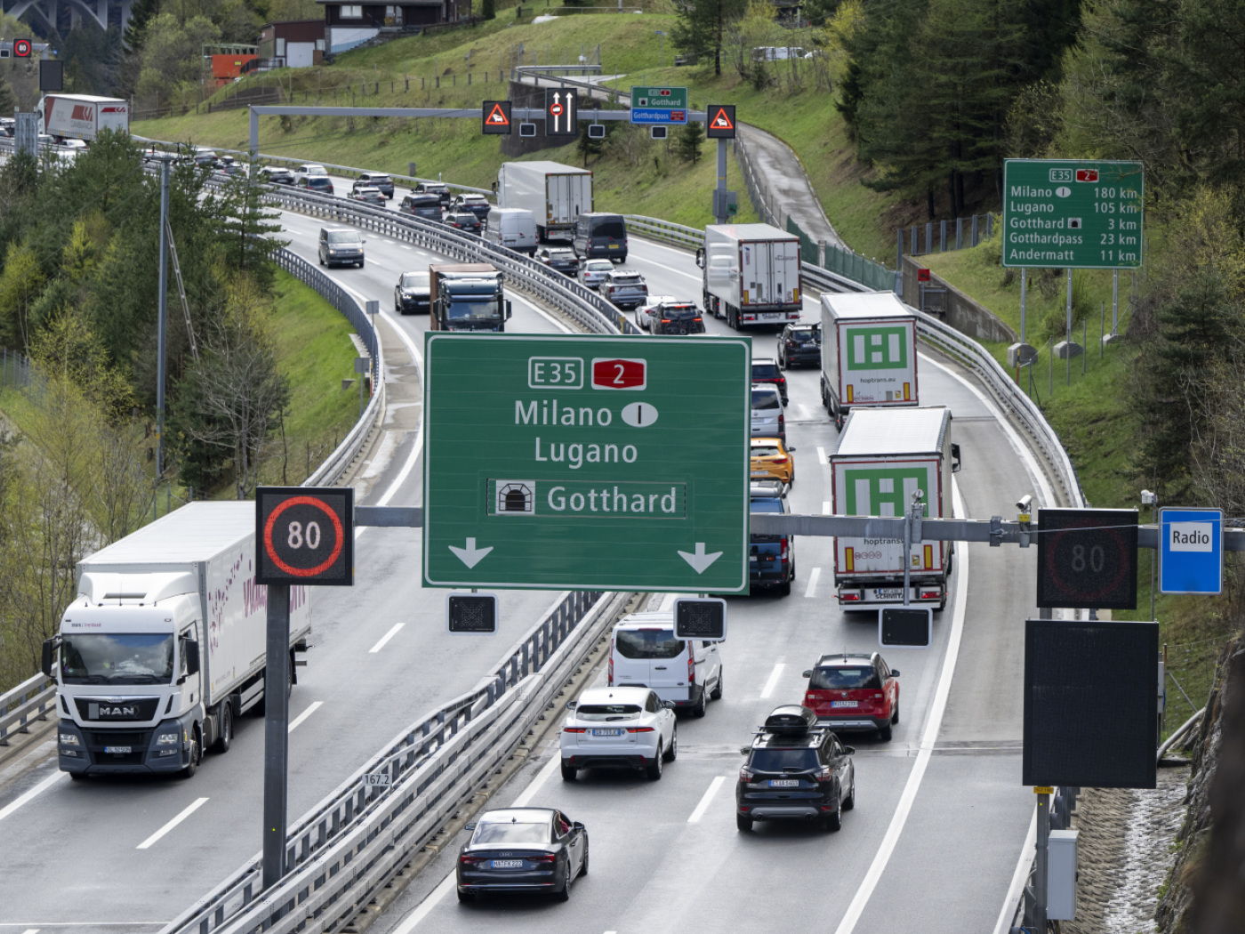 Easter is a busy time on Swiss roads.