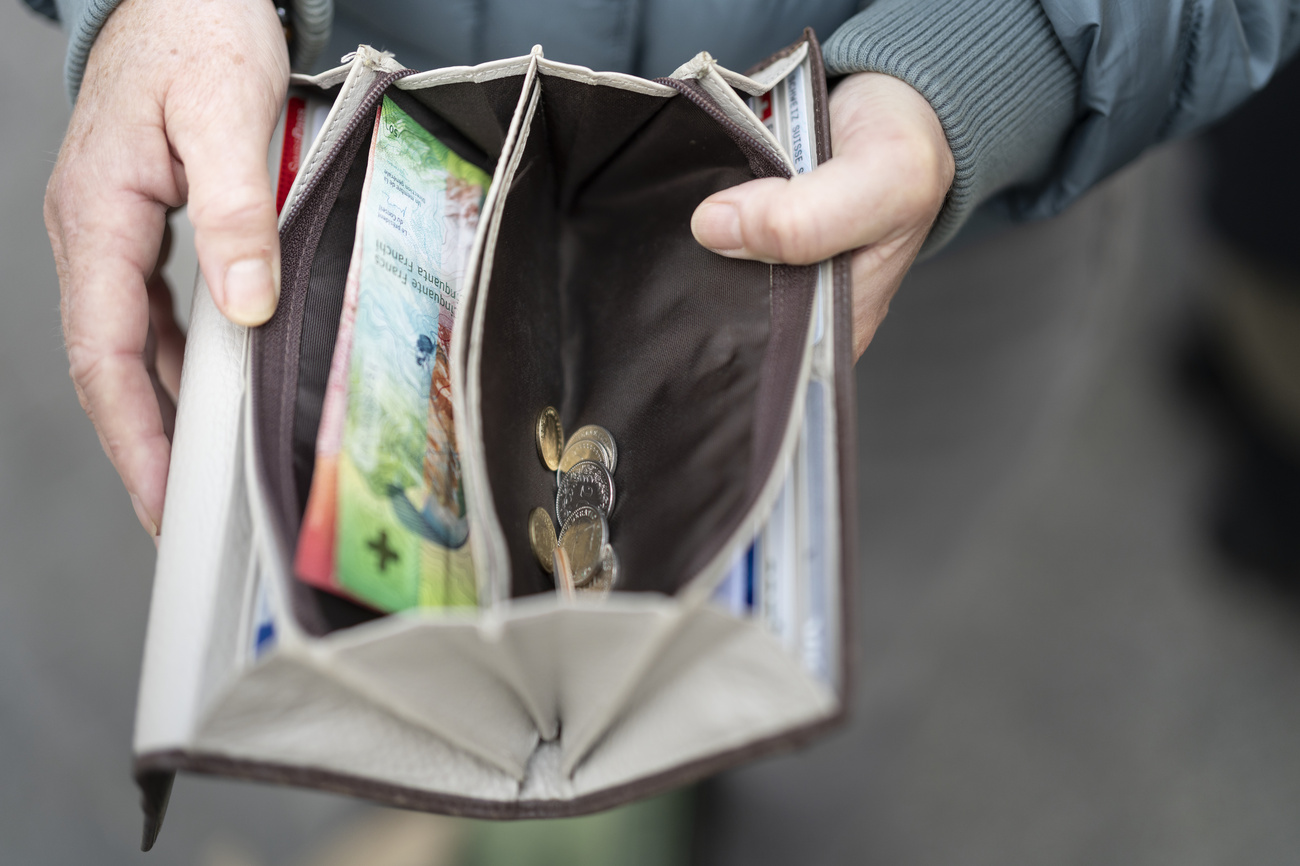 Argent dans un porte-monnaie