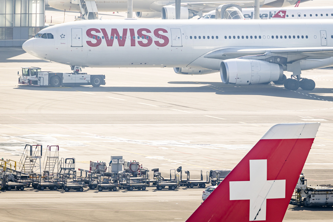 Un aereo di Swiss
