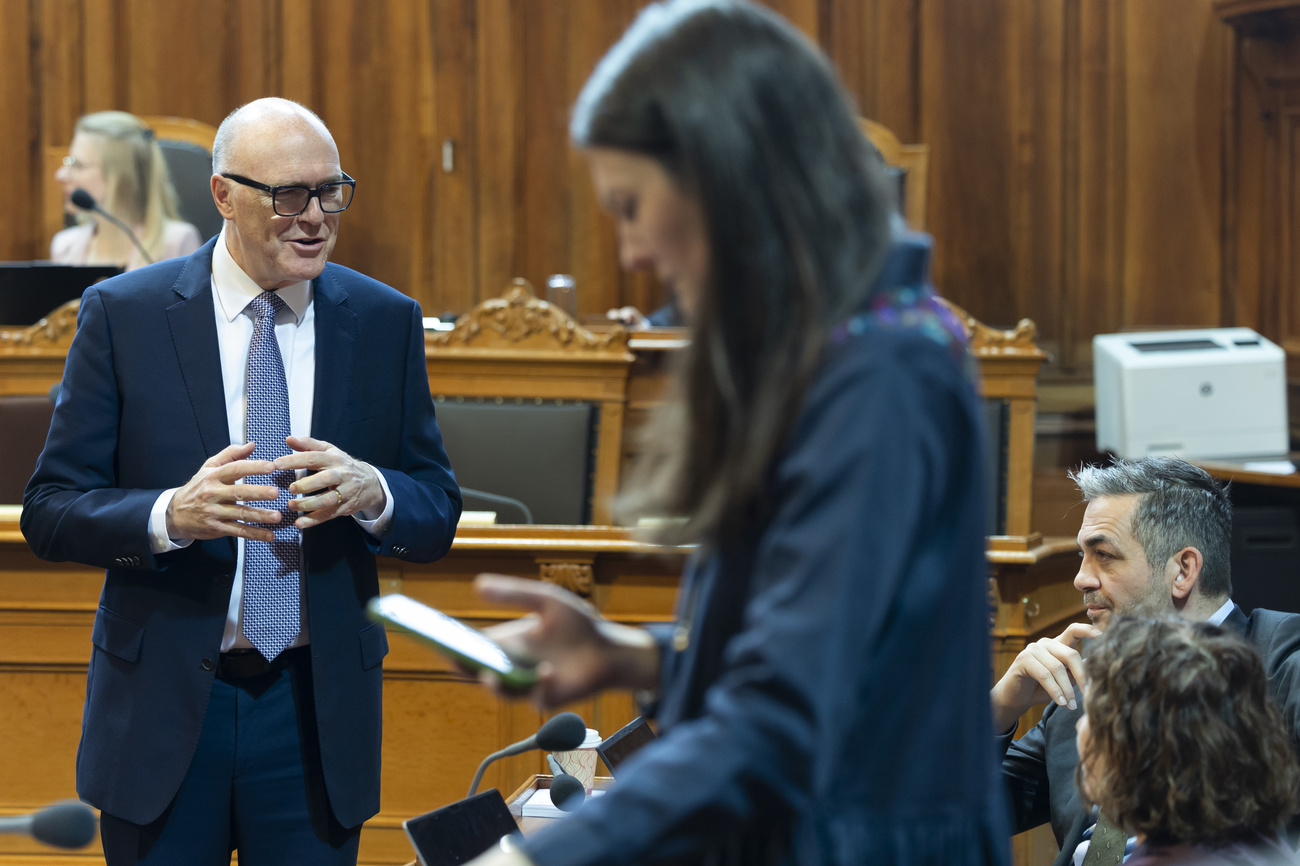 Pfister im Parlament