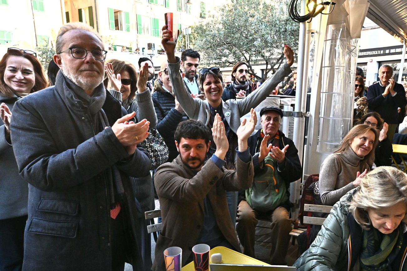 Celebrating those who voted 'No'.