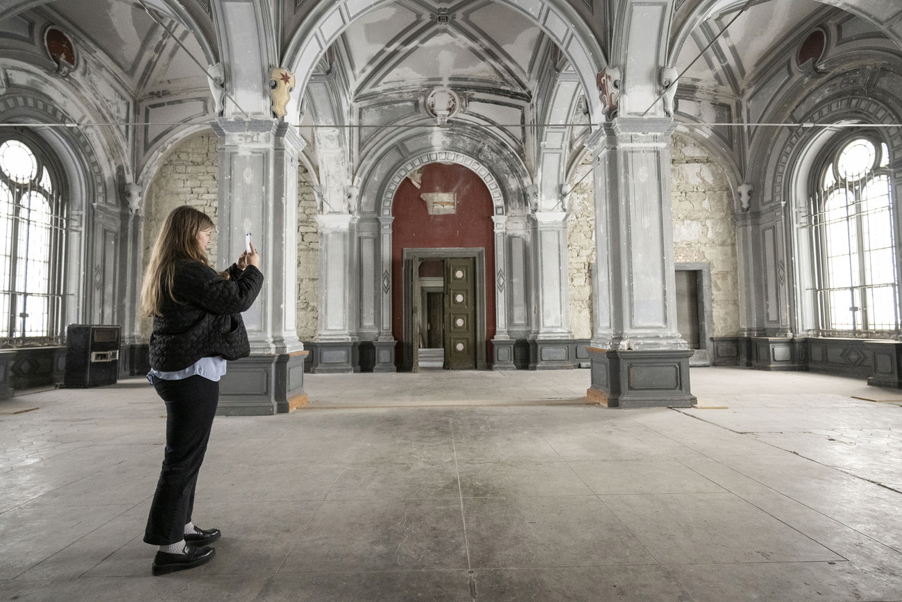Sala con soffitto a volta