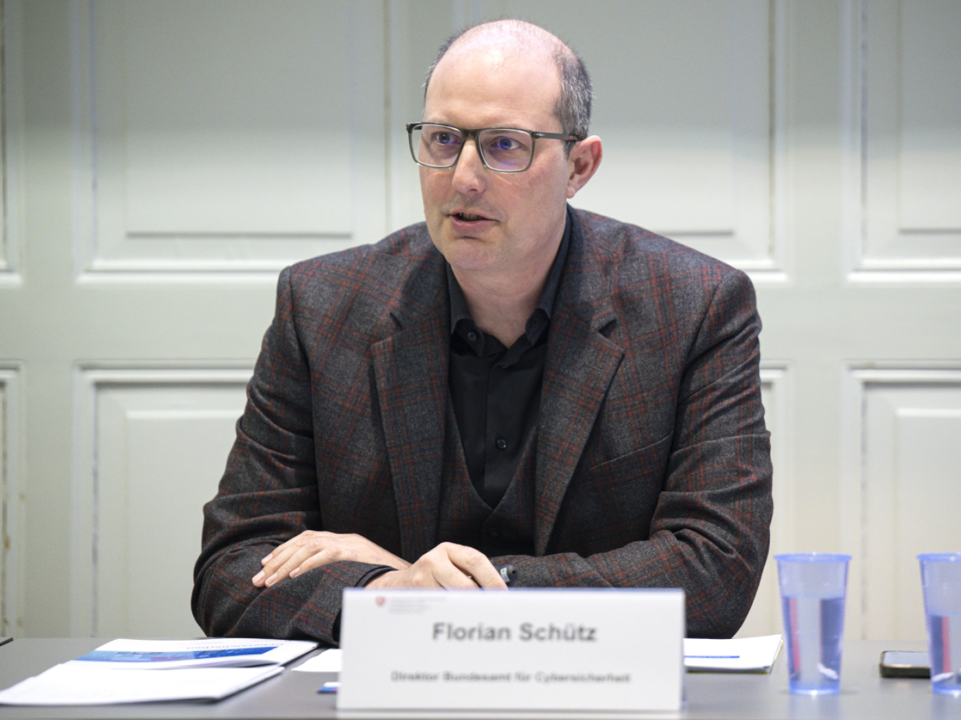 Il direttore dell'UFCS Florian Schütz.