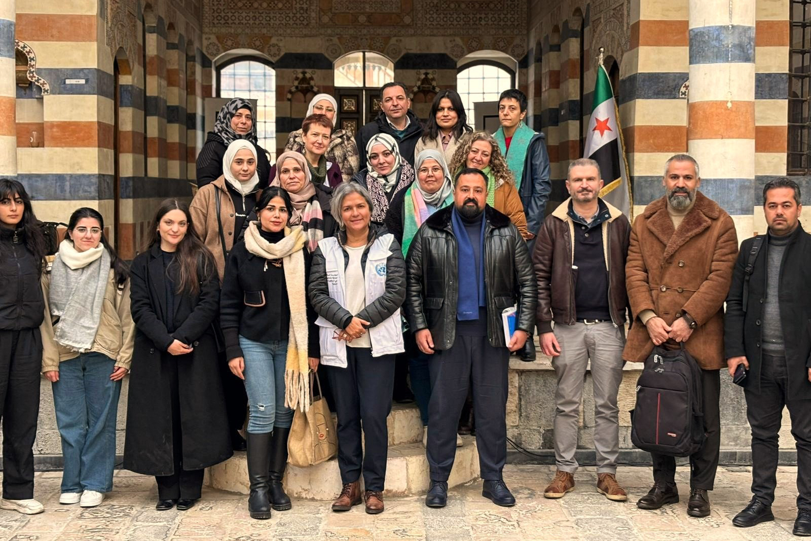 Syria Mission with Karla Quintana in the center, February 2025