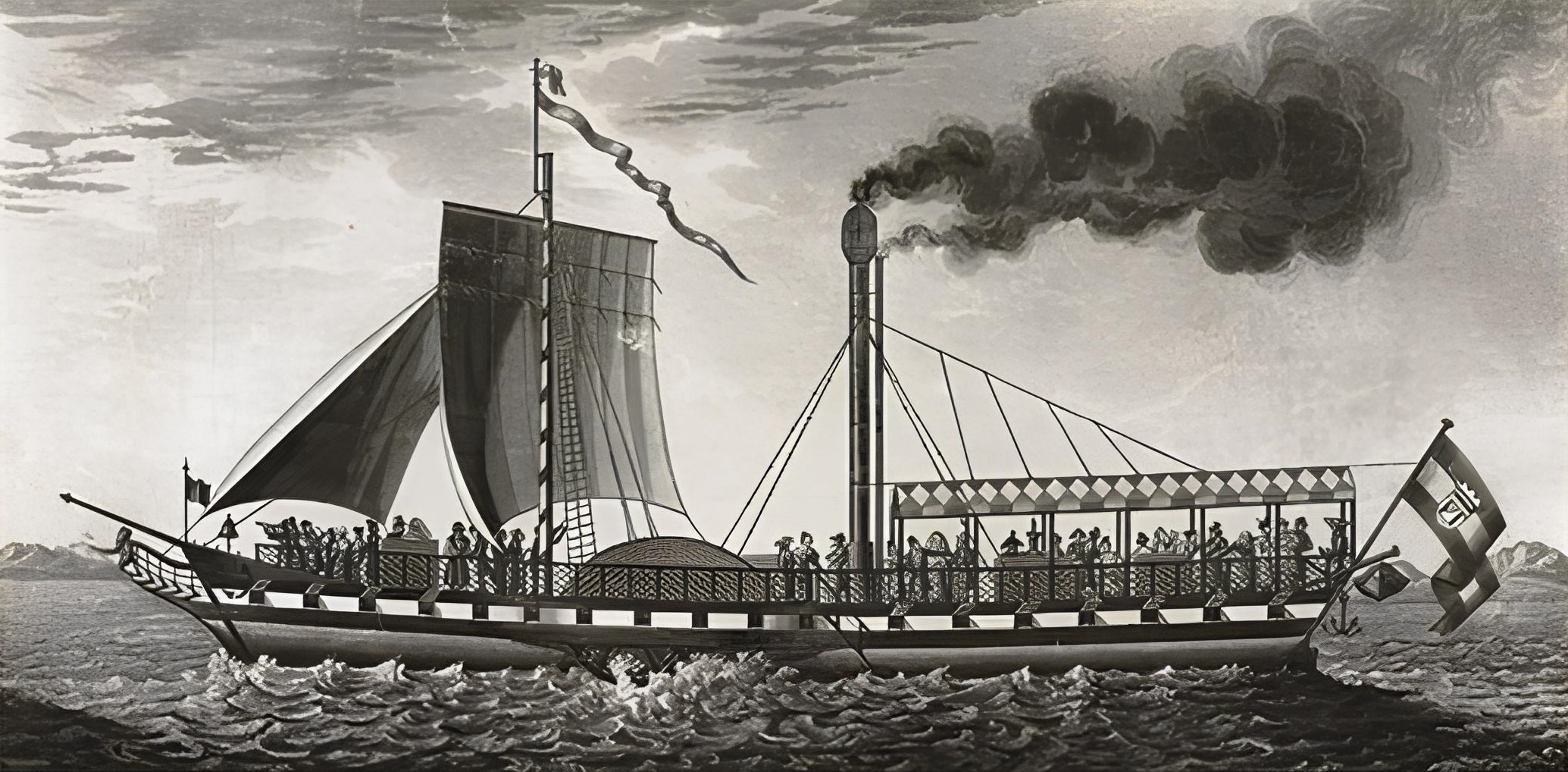 disegno di un battello