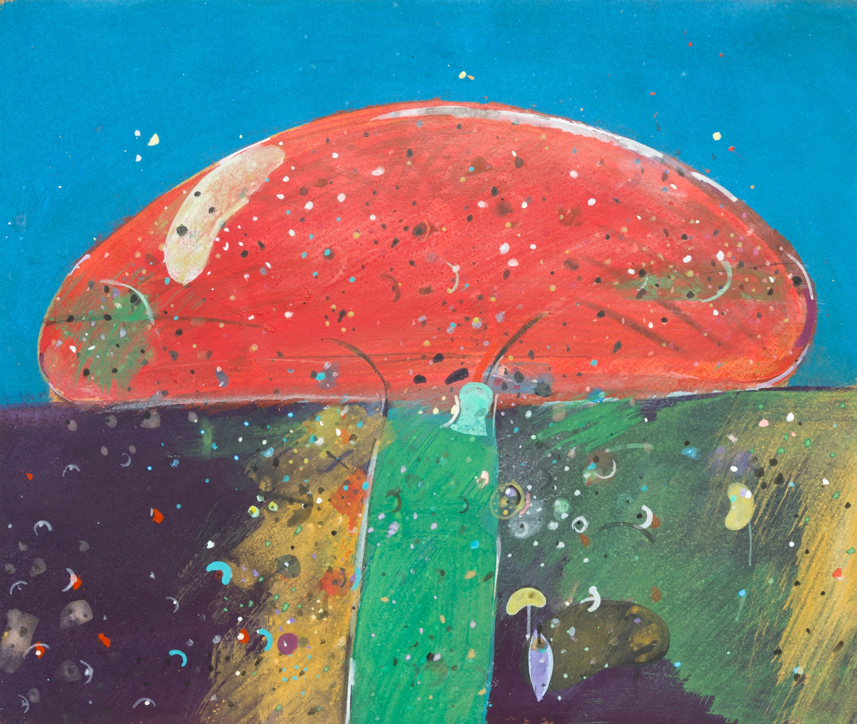 Hongo sobre horizonte