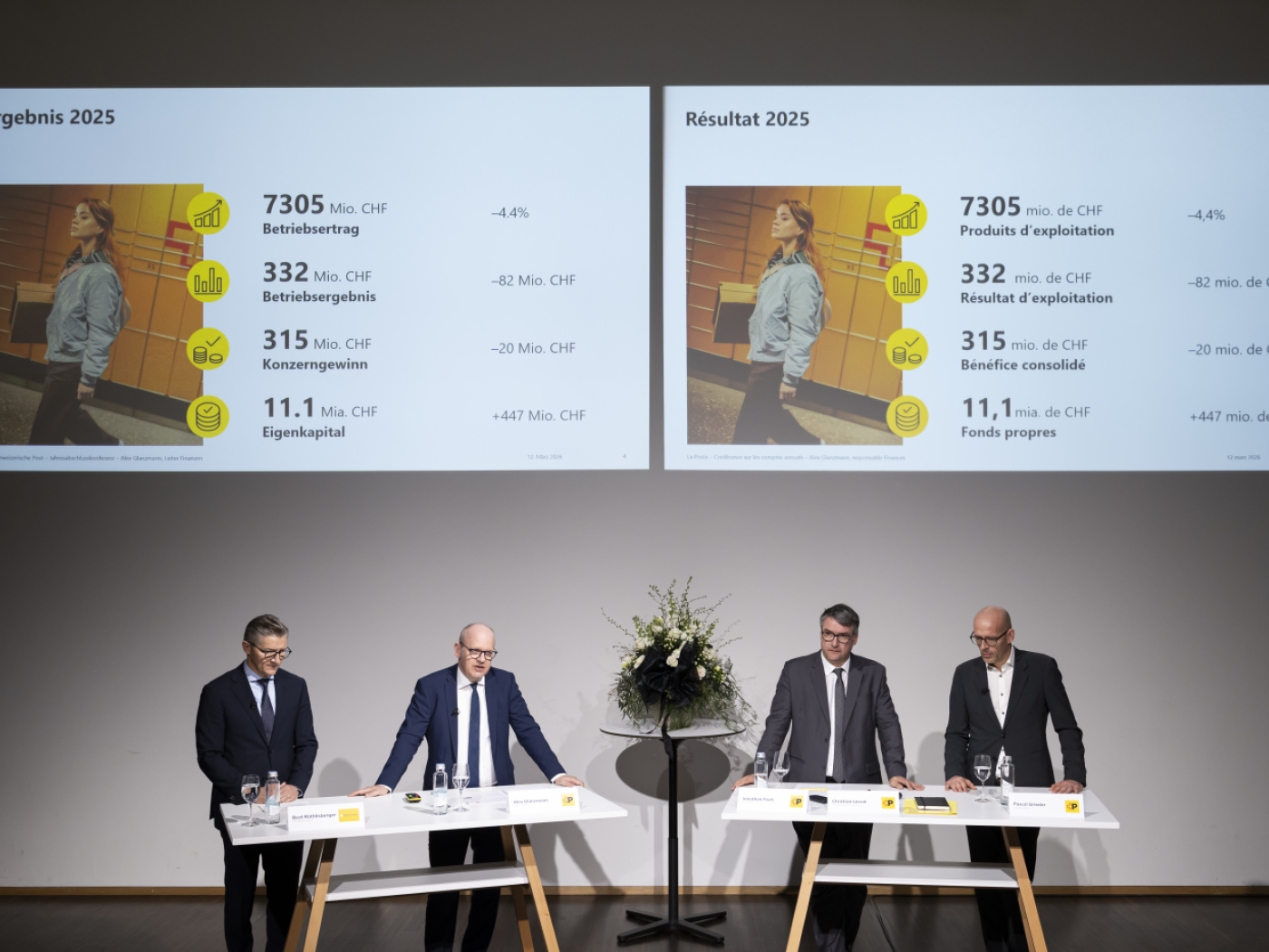 conferenza stampa della Posta