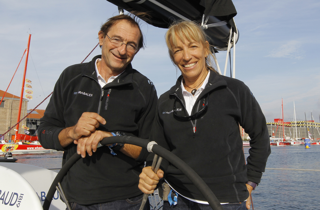 Dominique Wavre with his partner Michèle Paret in 2011.