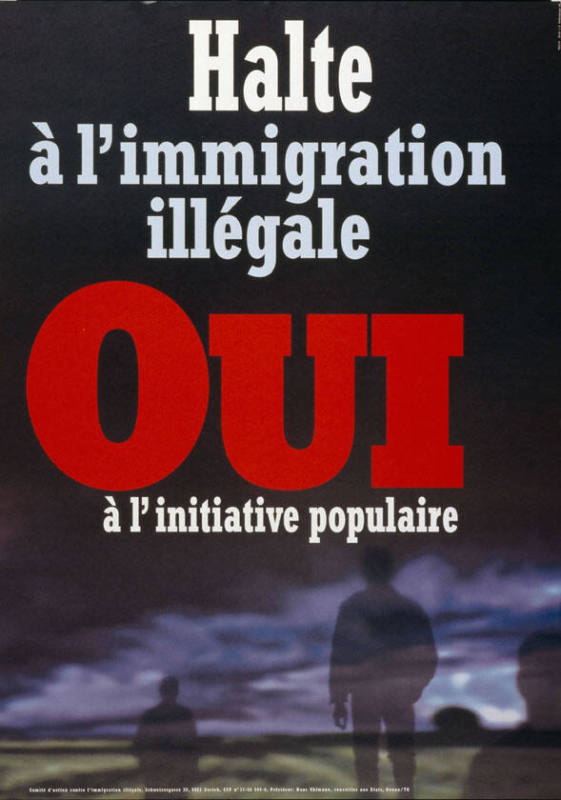 1996 Initiative « contre l'immigration illégale », Immigration Suisse