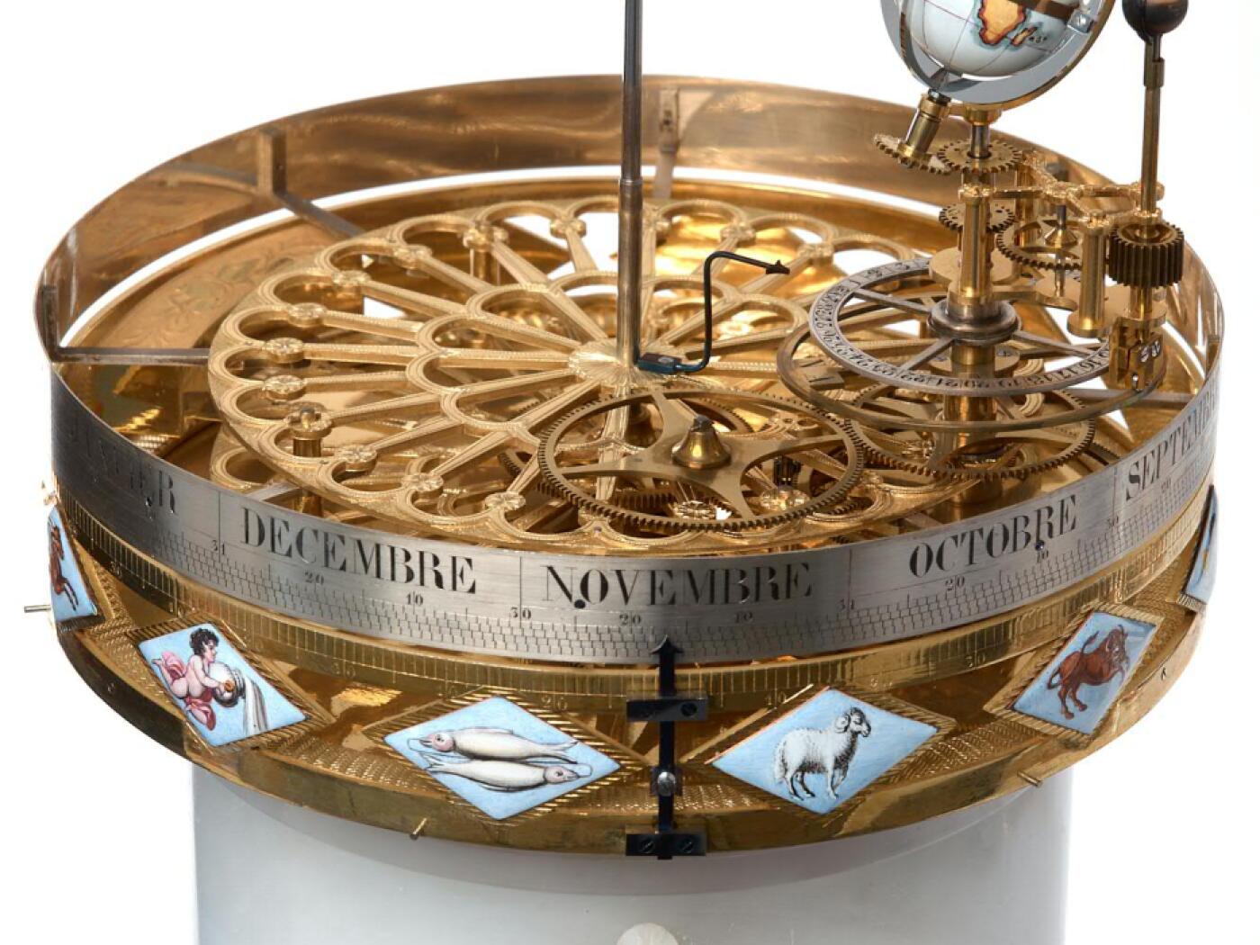 A valuable chronometer and clock on display at the MIH