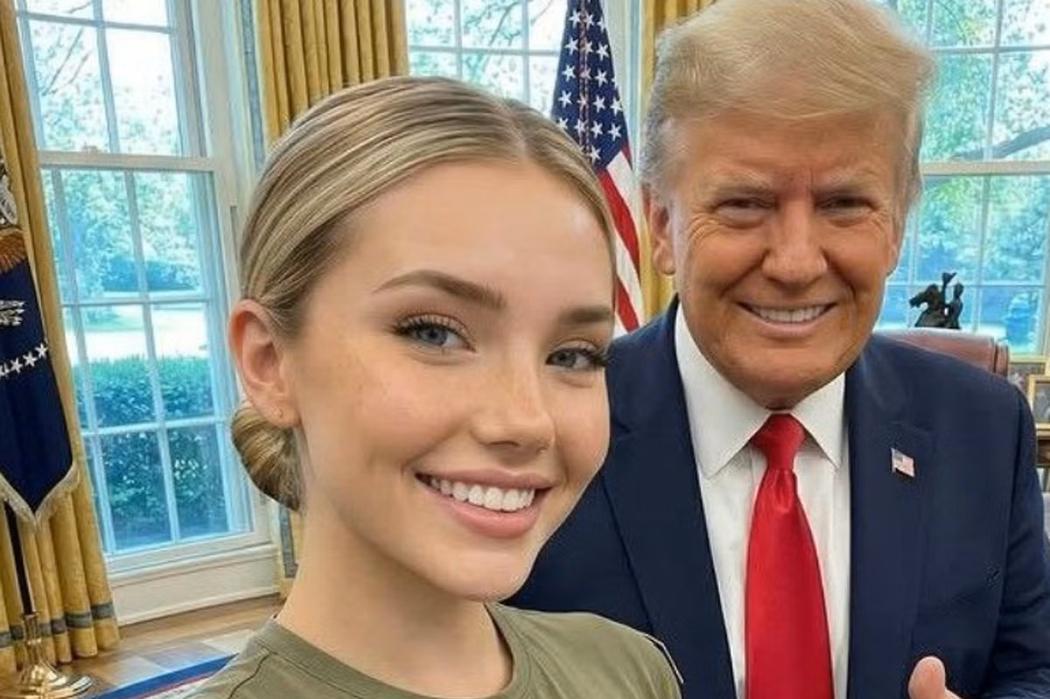 Jessica Foster and Donald Trump