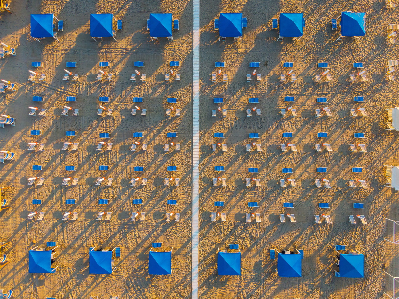 spiaggia vista dall'alto