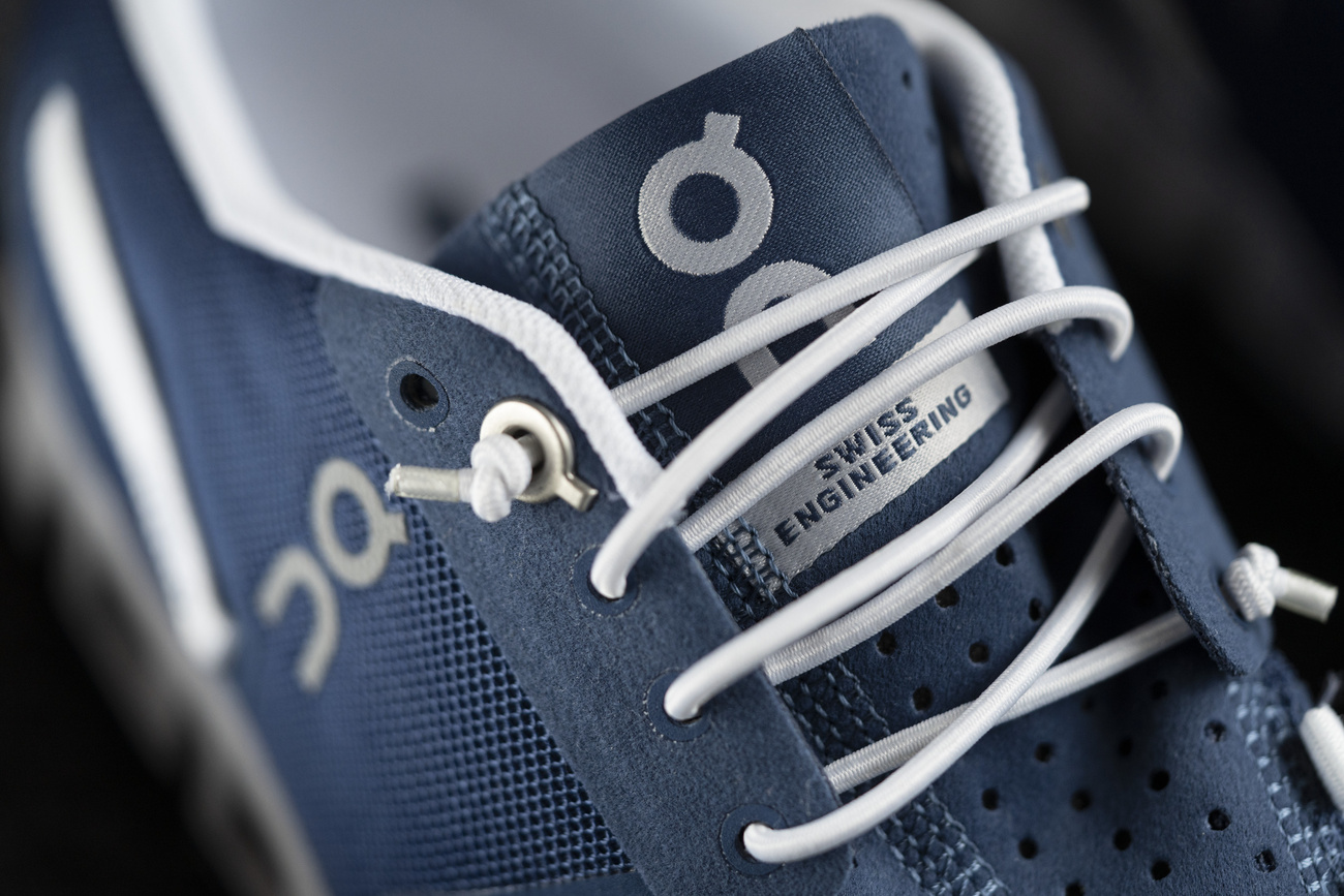 "Swiss Engineering": In future, this logo on an On shoe may feature the Swiss cross.