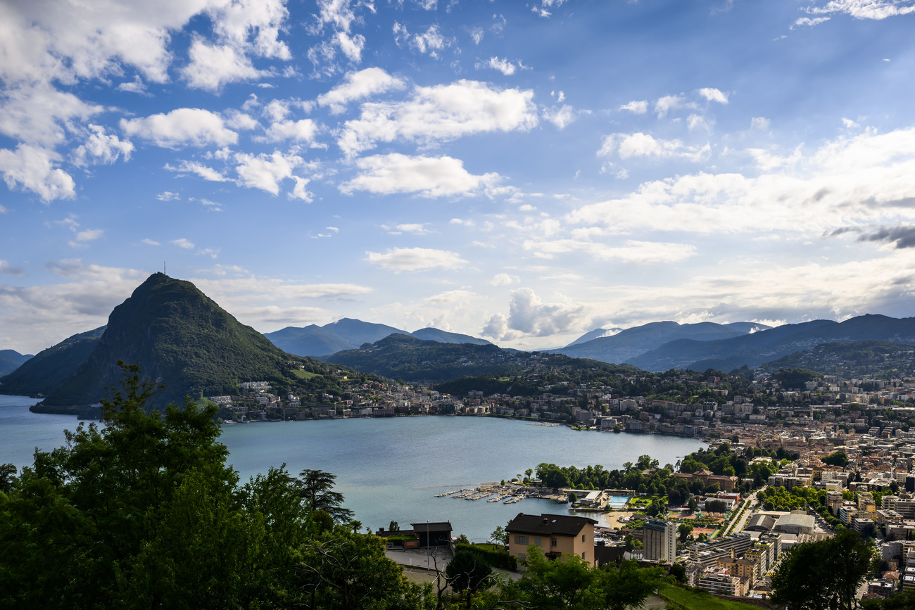 vista sul golfo di lugano