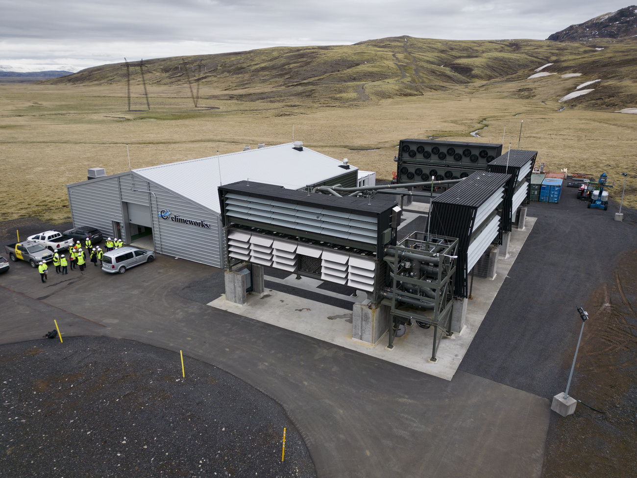 In Islanda, un impianto di Climeworks per la cattura diretta di CO2 dall'aria.
