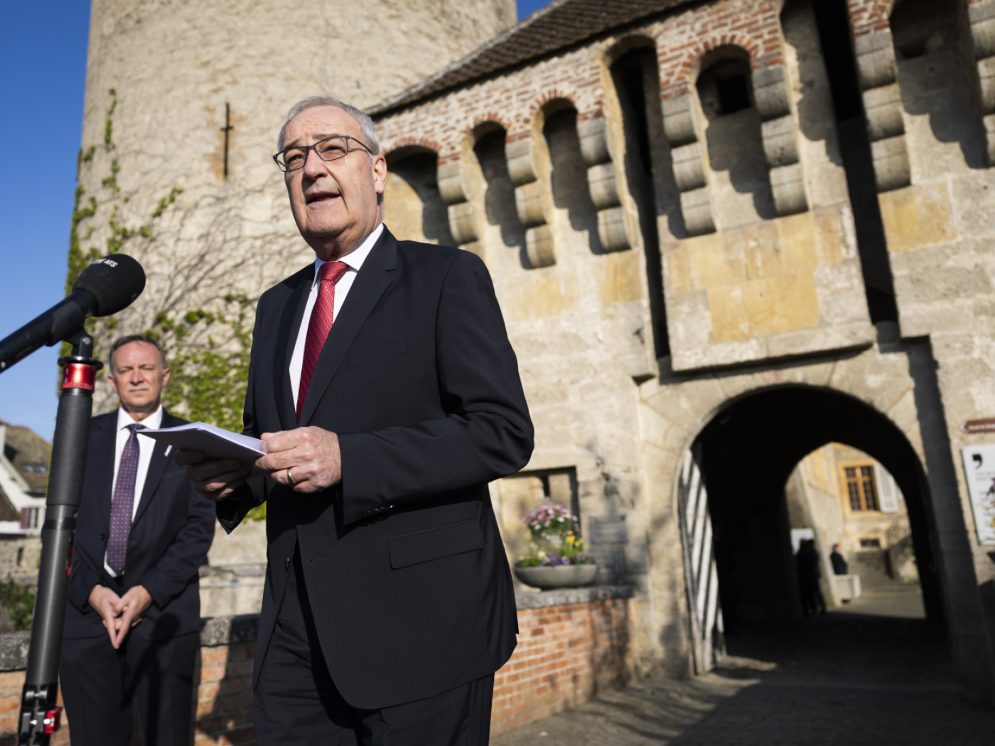 Il presidente della Confederazione Guy Parmelin