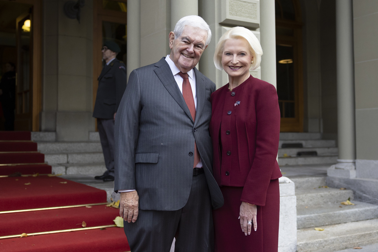 l'ambasciatrice statunitense Callista Gingrich e suo marito Newt