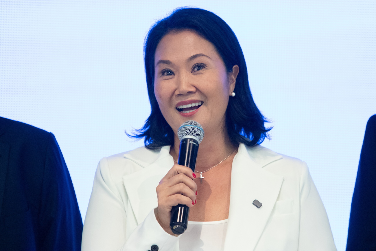 Keiko Fujimori, candidata a la presidencia peruana.