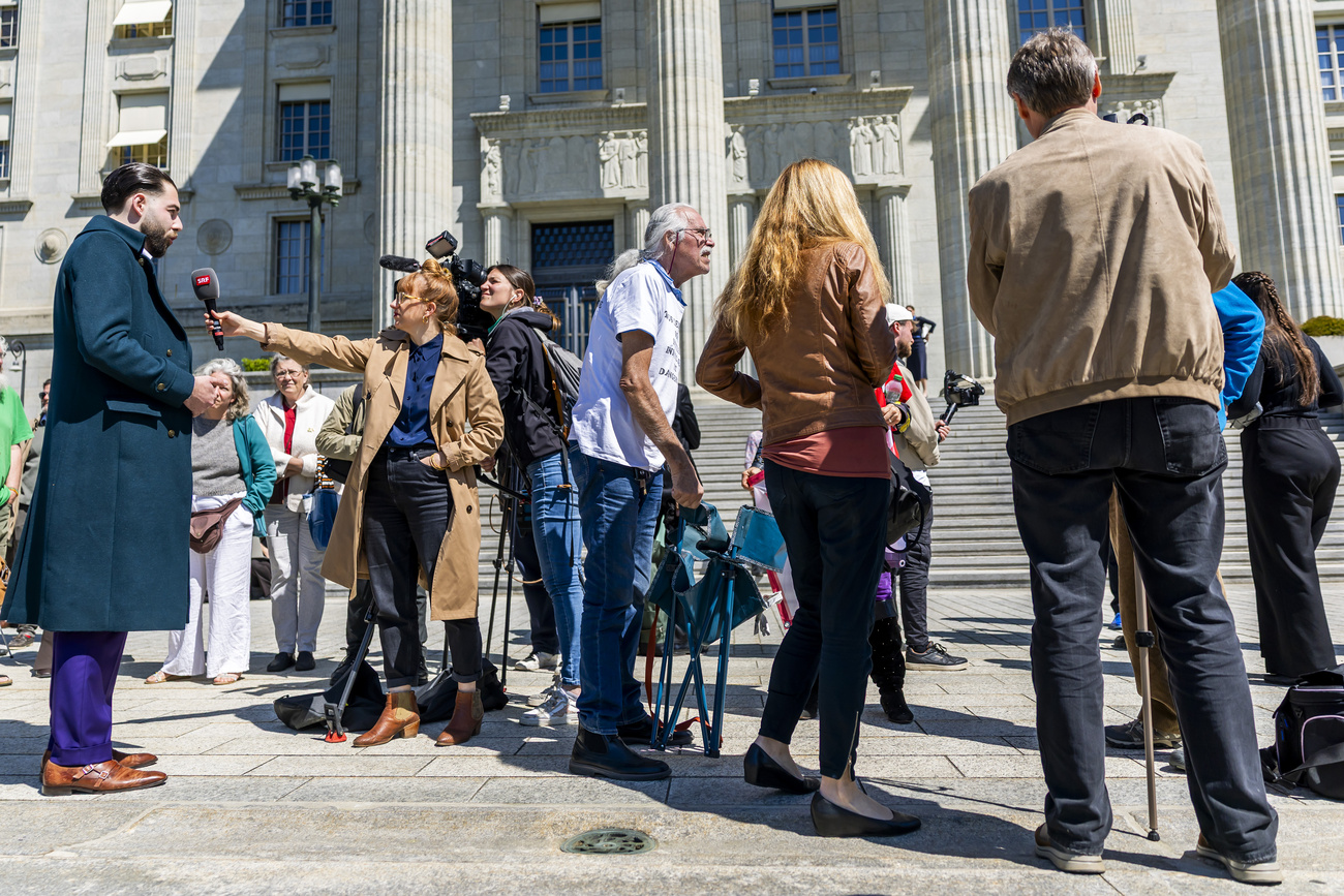 There was a great deal of media interest in today's federal court hearing.