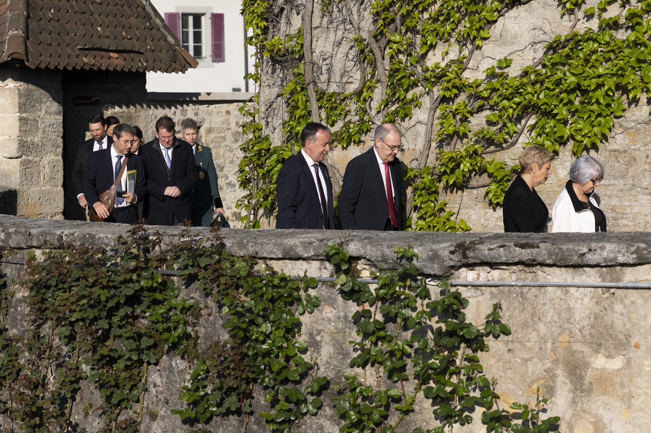 consiglio federale a estavayer le lac