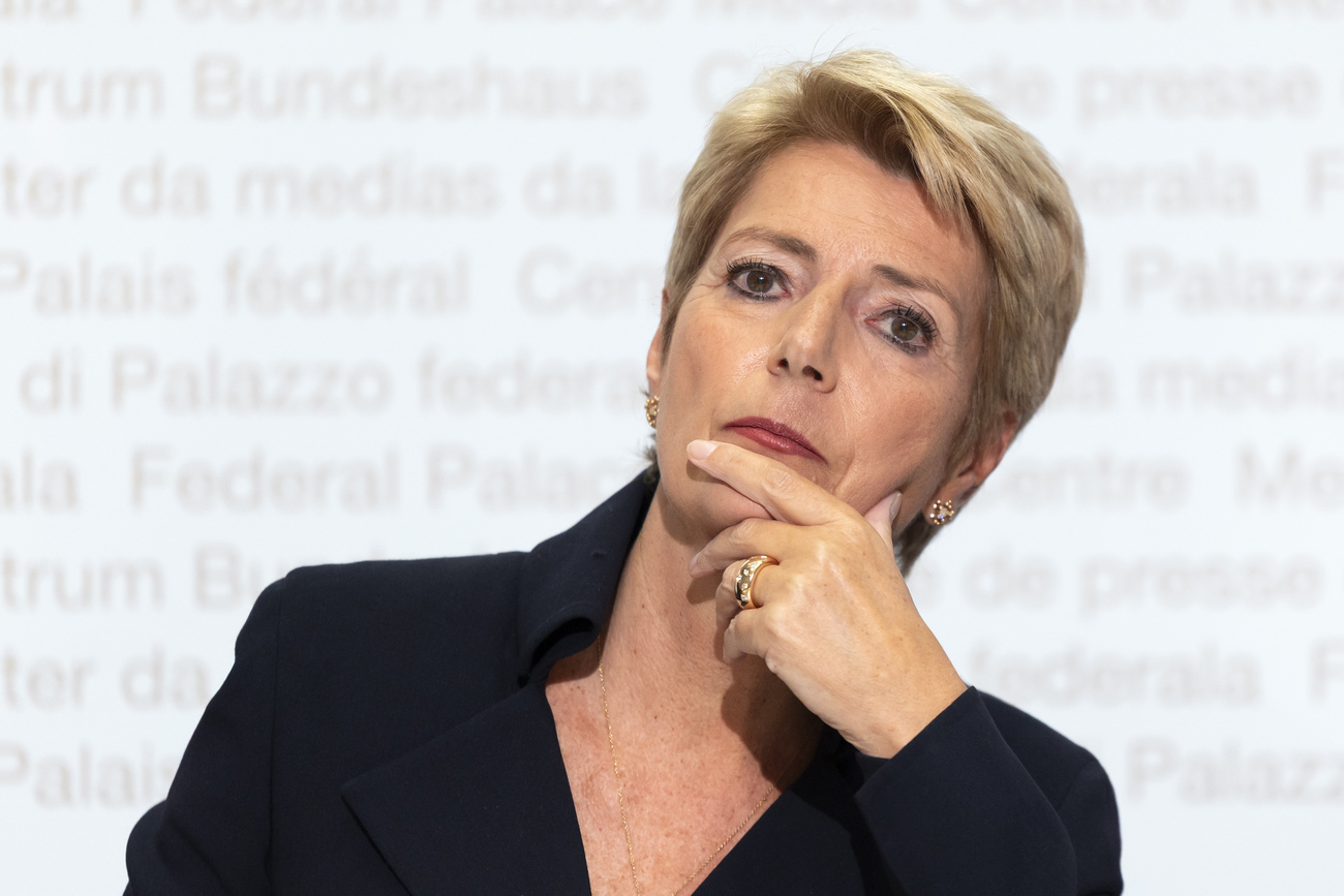 la consigliera federale karin keller sutter