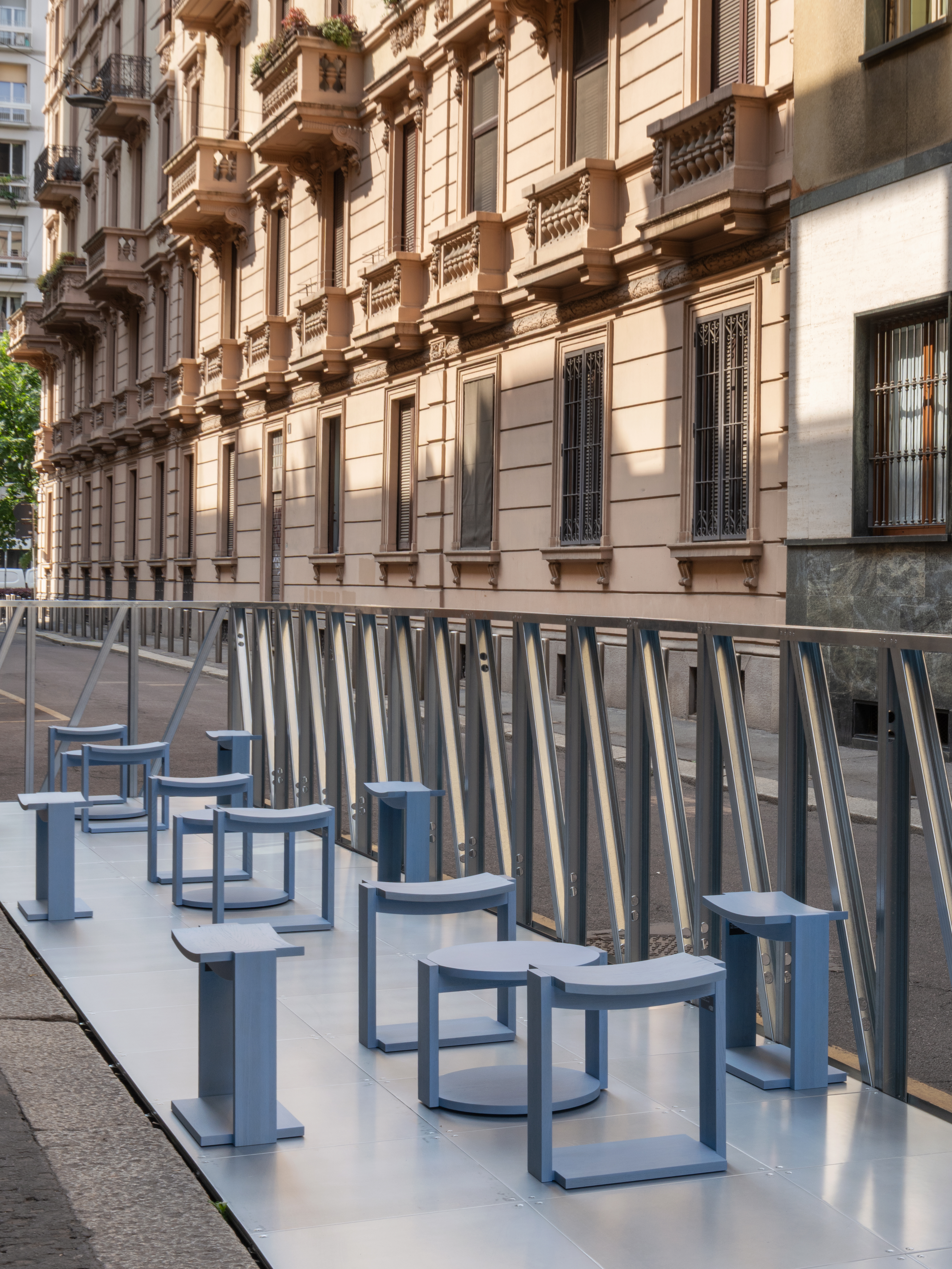 Entrata dello spazio espositivo svizzero a Milano.